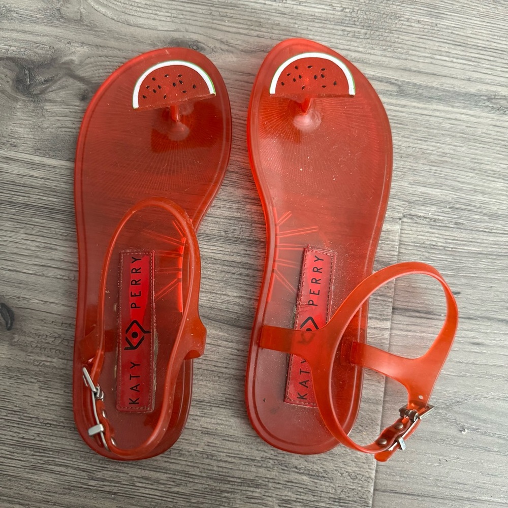 Katy Perry Collections Jelly Watermelon Sandals